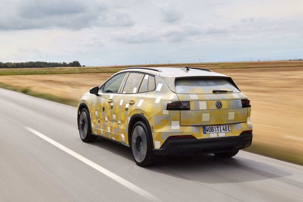VW ID. Tiguan trará plataforma atualizada, baterias maiores e acabamento superior para corrigir críticas do antecessor e e apostar em um nome já consagrado para impulsionar as vendas • Divulgação VW
