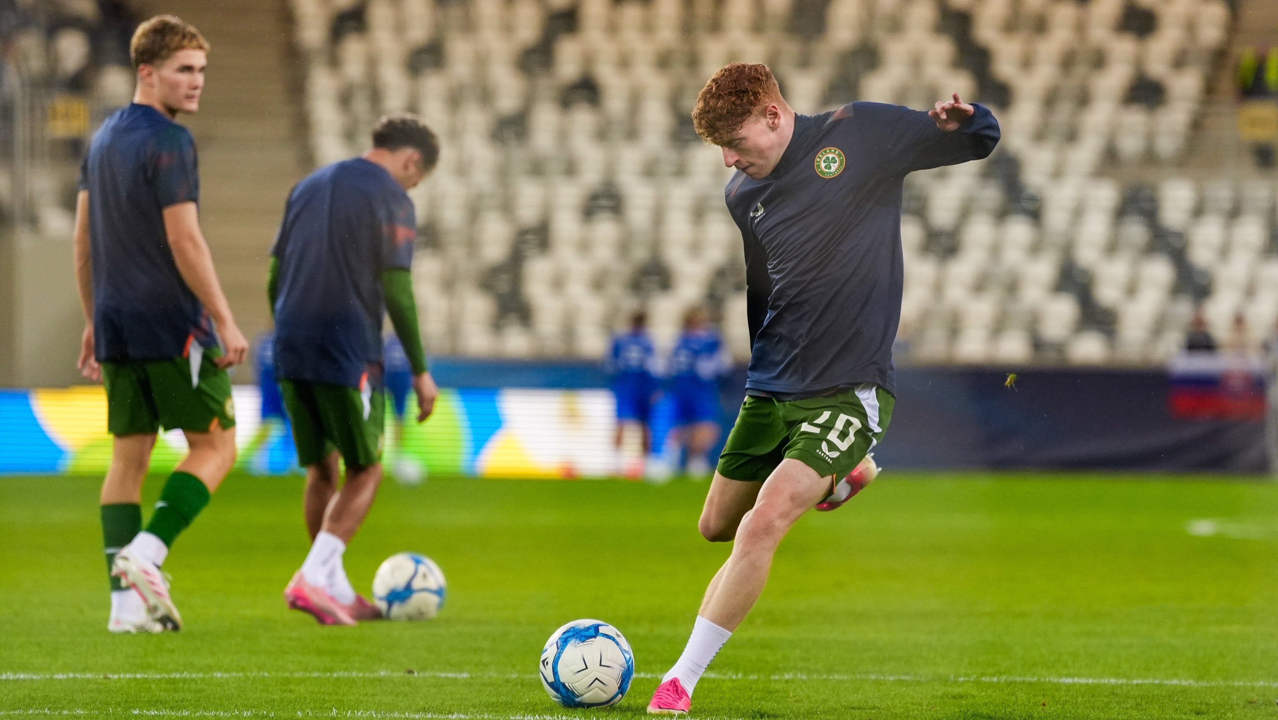 Jogadores da Irlanda treinam para compromisso na Nations League