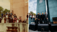 U2 celebra 50 anos de carreira na escola onde fez primeiro show; veja fotos