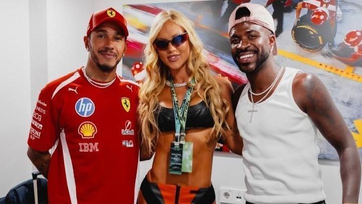 Após término, Vini Jr. apaga foto com Virginia Fonseca e Lewis Hamilton