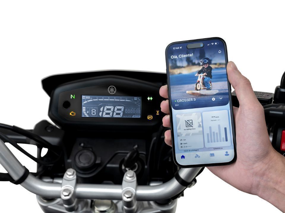 Yamaha Crosser 2027: trail ganha mais conectividade • Divulgação