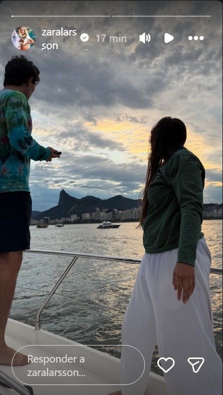 Cantora publicou registros do seu passeio • Instagram/Zara Larsson