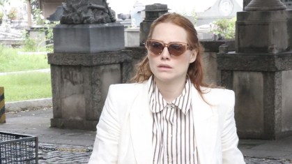 Letícia Colina compareceu ao velório da atriz Lua Blanco