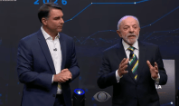 Flávio x Lula: 1º bloco de debate na TV é marcado por ataques e acusações