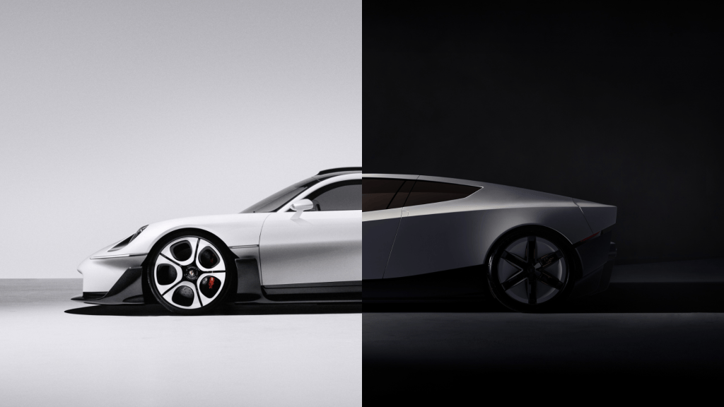 Tesla Roadster ofusca Porshe Mission S na web com revelação no mesmo dia