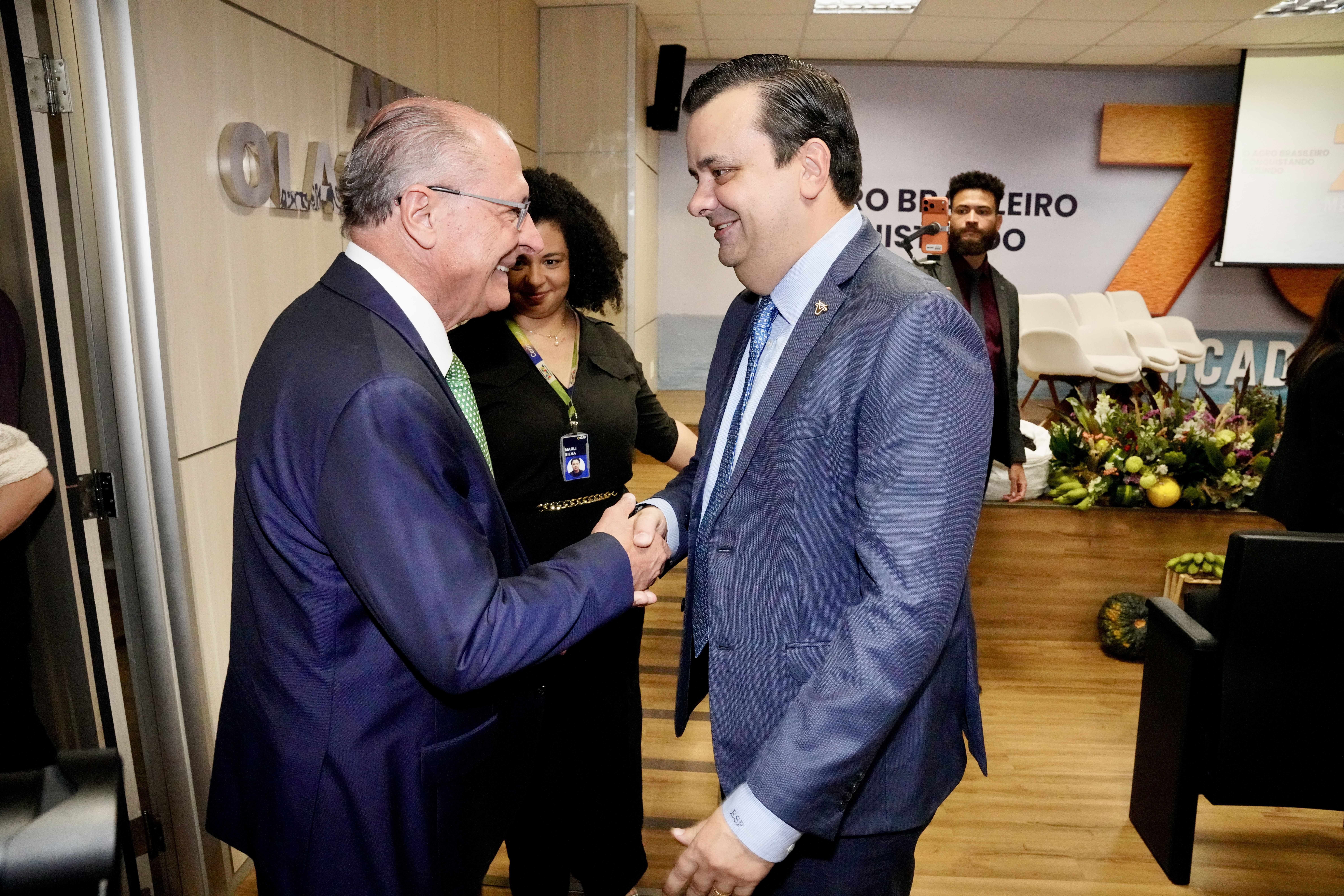 Vice Presidente da República Geraldo Alckmin durante Cerimônia de Anúncio da Marca de 700 Mercados Abertos para o Agro Brasileiro. Foto : Cadu Gomes/VPR