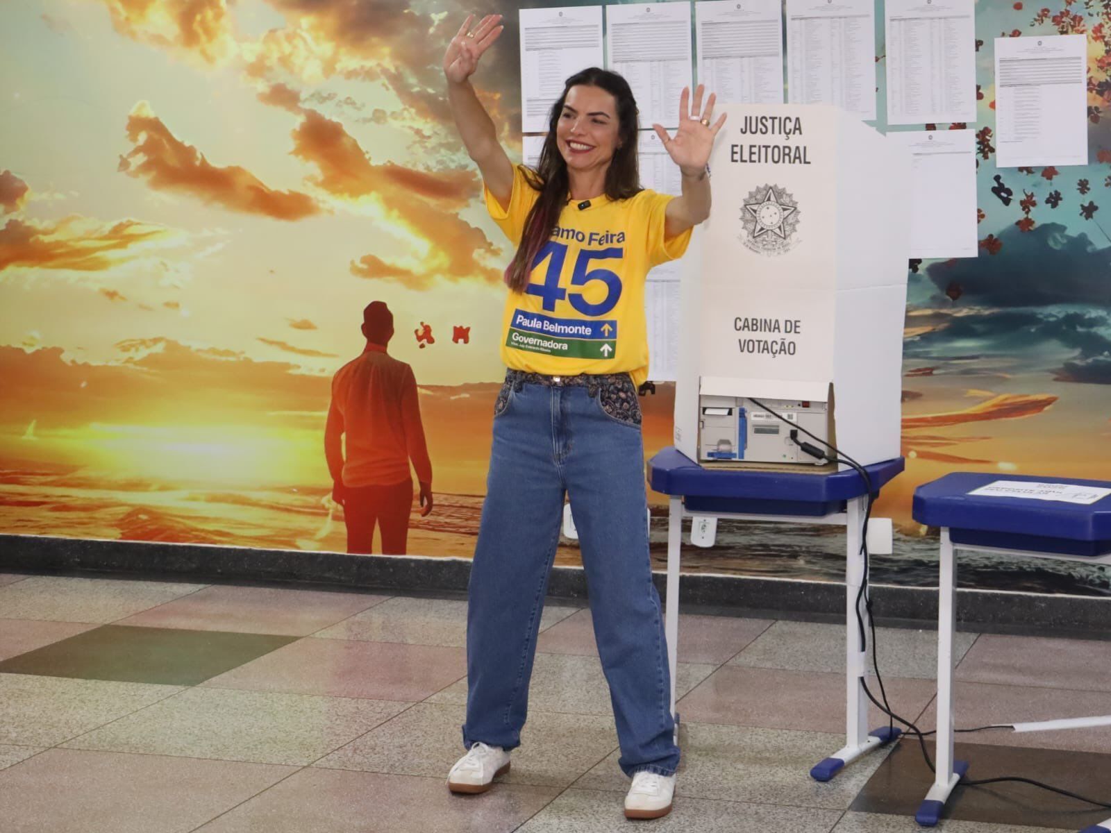 Candidata ao governo do Distrito Federal, Paula Belmonte • Reprodução/ Instagram @paulabelmonteoficiail