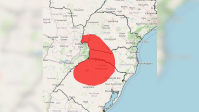 Inmet emite alerta vermelho de grande perigo para tempestade na Região Sul