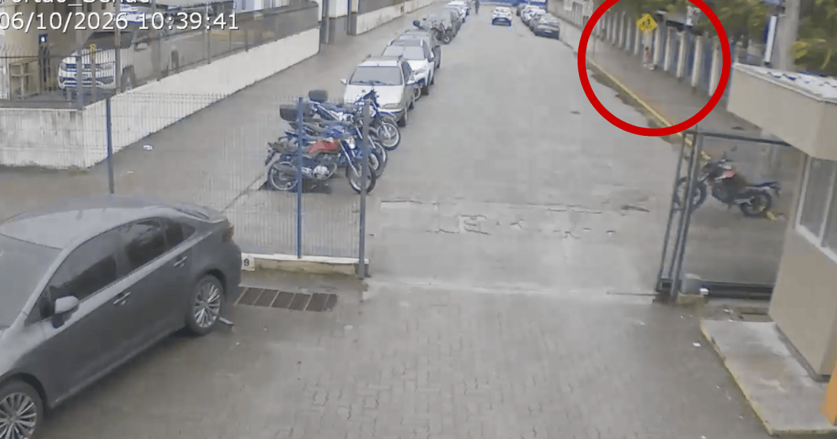 Vídeo: criança de 3 anos sai sozinha de creche e anda em avenida em SC