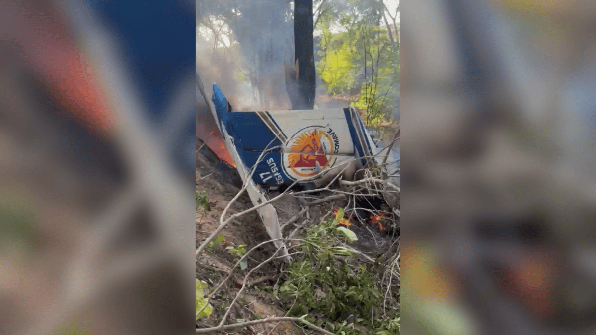 Piloto ateia fogo em avião e foge após perseguição da FAB em MT