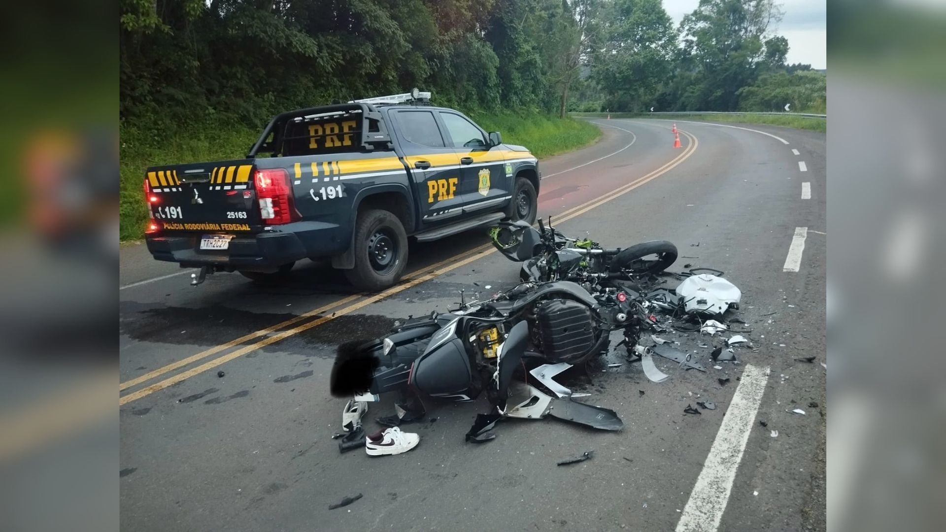 PRF atende acidente de trânsito com duas mortes