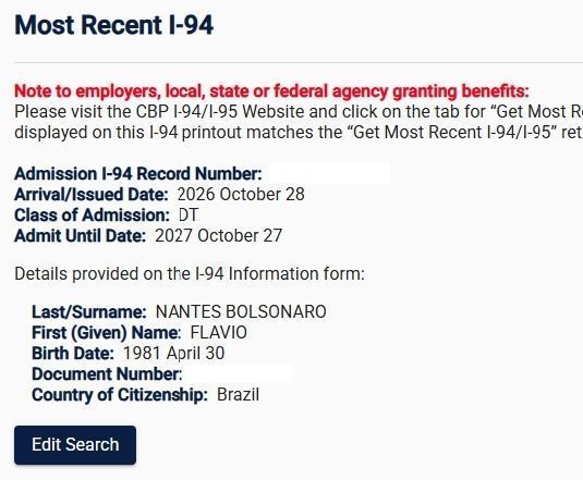 Flávio e família receberam autorização para permanecer nos EUA por um ano • U.S. Customs and Border Protection