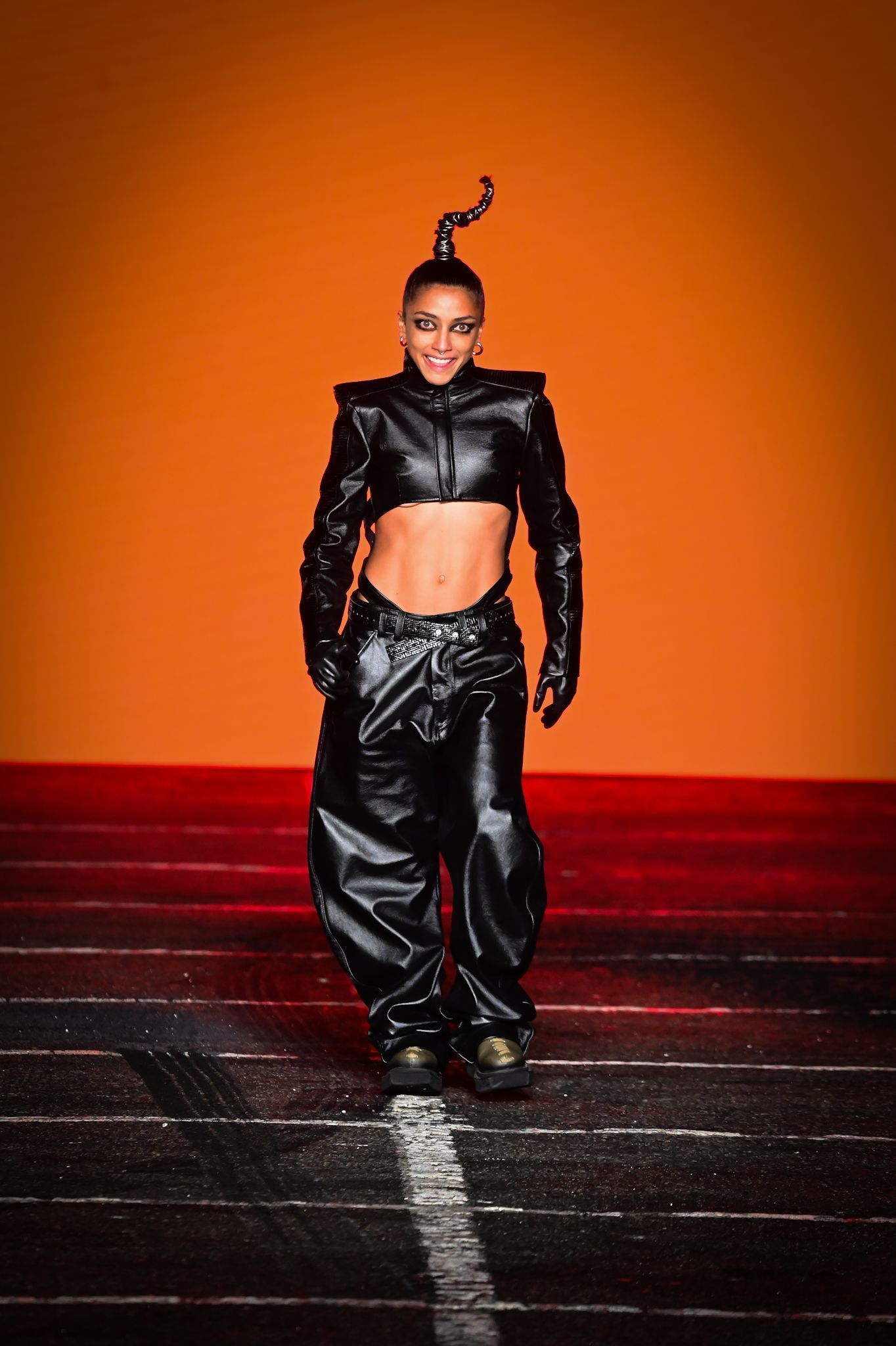 Alice Carvalho faz primeiro desfile no SPFW • Leo Franco / AgNews