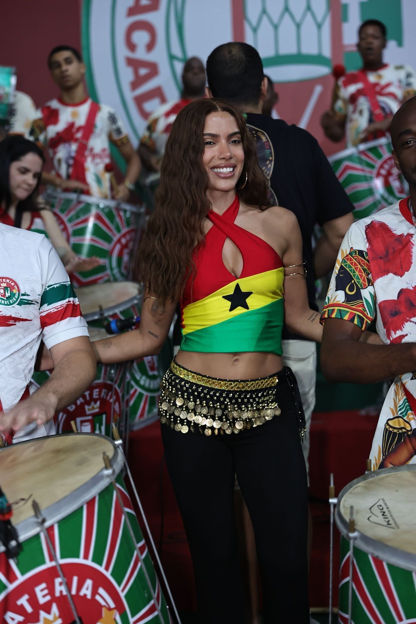 Anitta no ensaio de quadra da Grande Rio • Anderson Bordê / AgNews