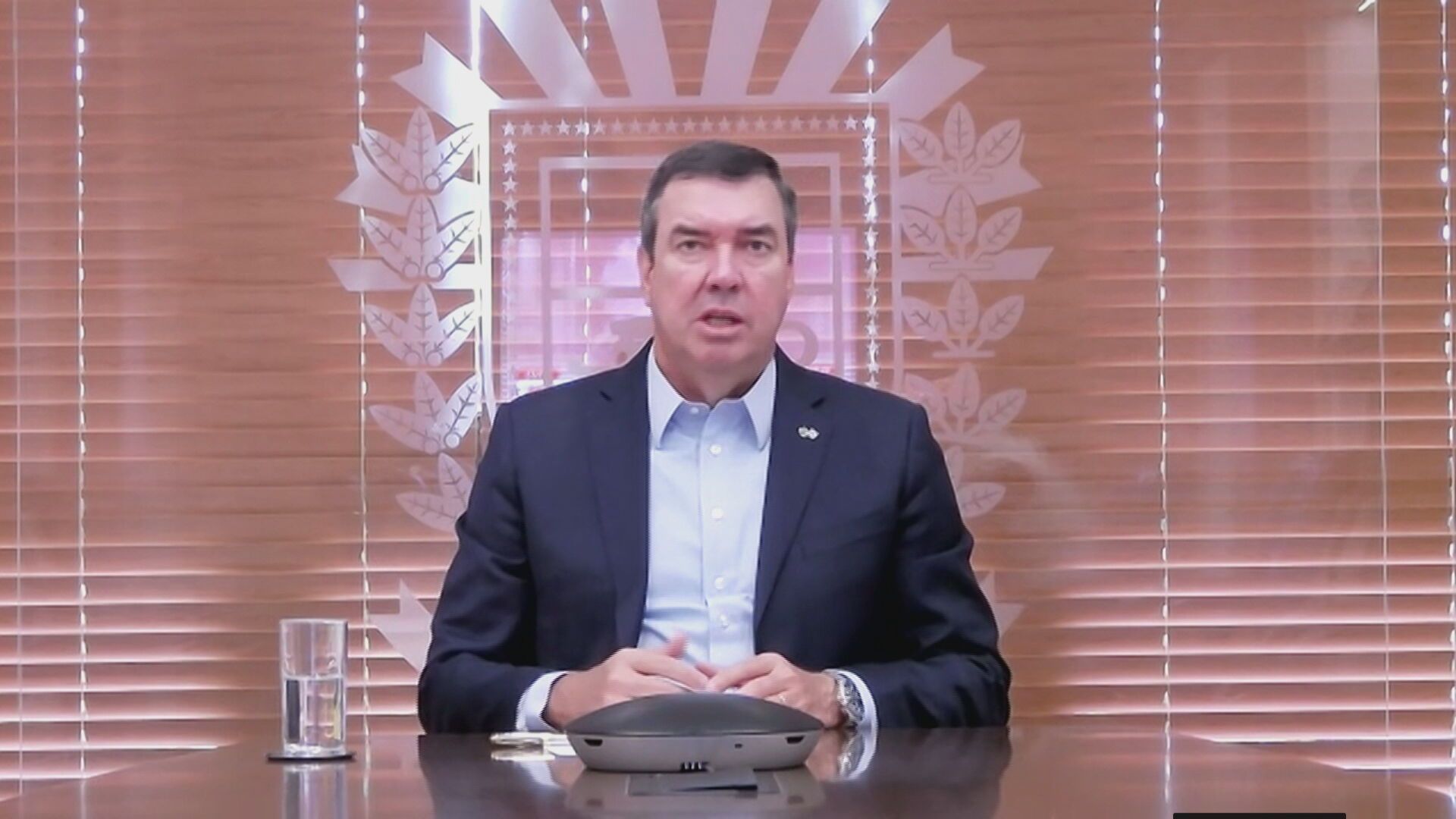 Governador reeleito no Mato Grosso do Sul Eduardo Riedel (PP)