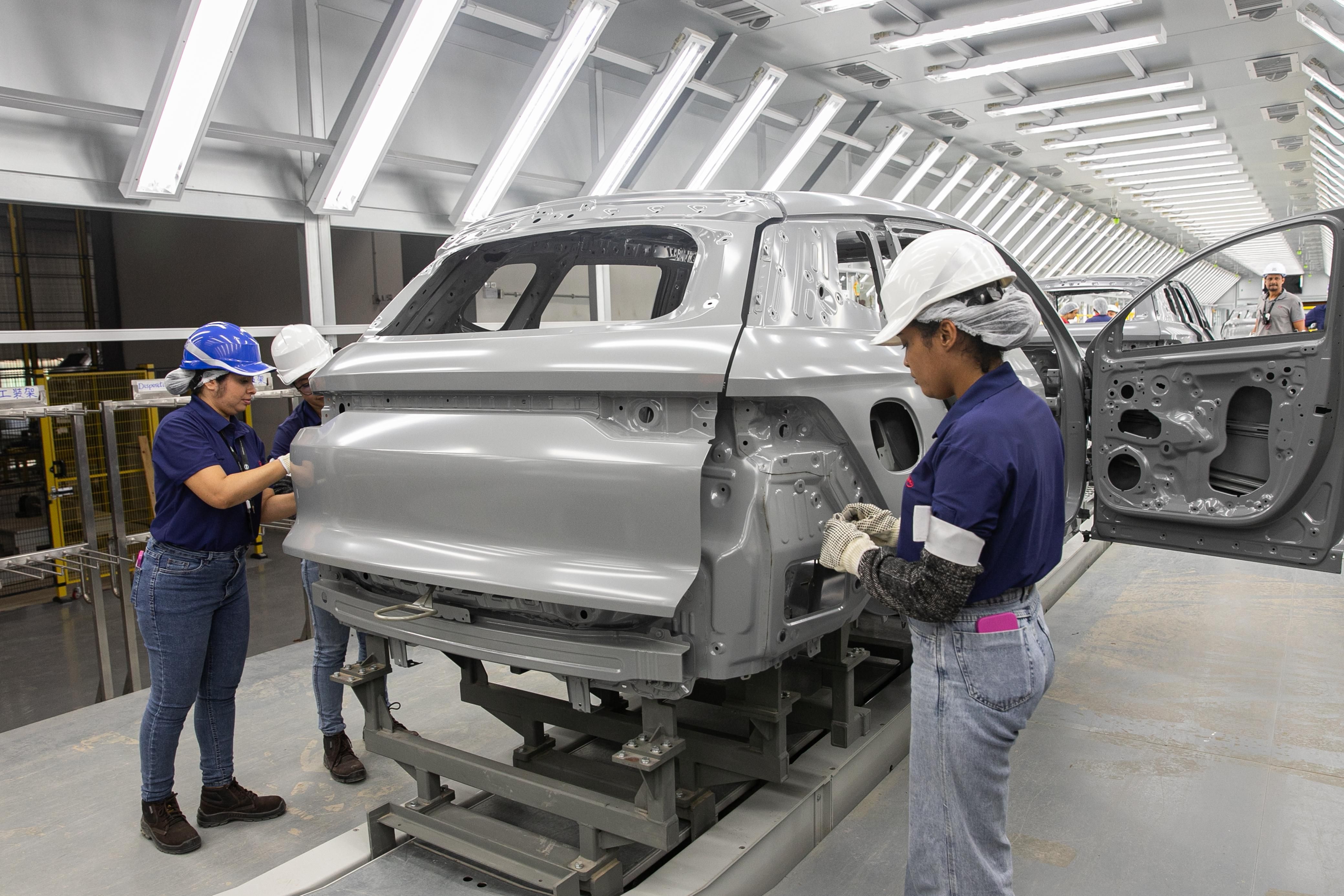 Fábrica da BYD na Bahia avança em testes para nacionalizar carros até 2027 • Divulgação