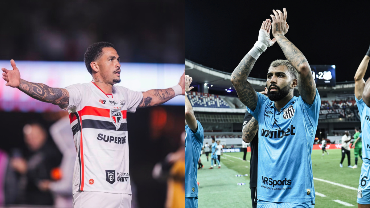 São Paulo x Santos: escalações e onde assistir ao jogo do Brasileirão