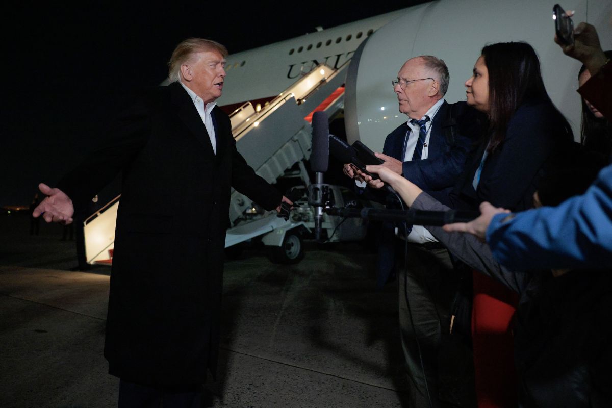 Trump diz que teria aprovado ida de Flávio Bolsonaro aos EUA