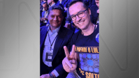 Dallagnol vai com Flávio a debate e usa blusa com PowerPoint da Lava Jato
