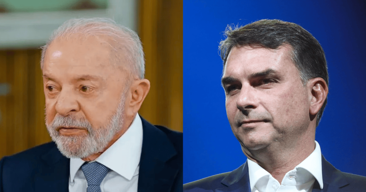 Futura: Flávio tem 44,8% dos votos válidos no 1º turno; Lula, 42,6%