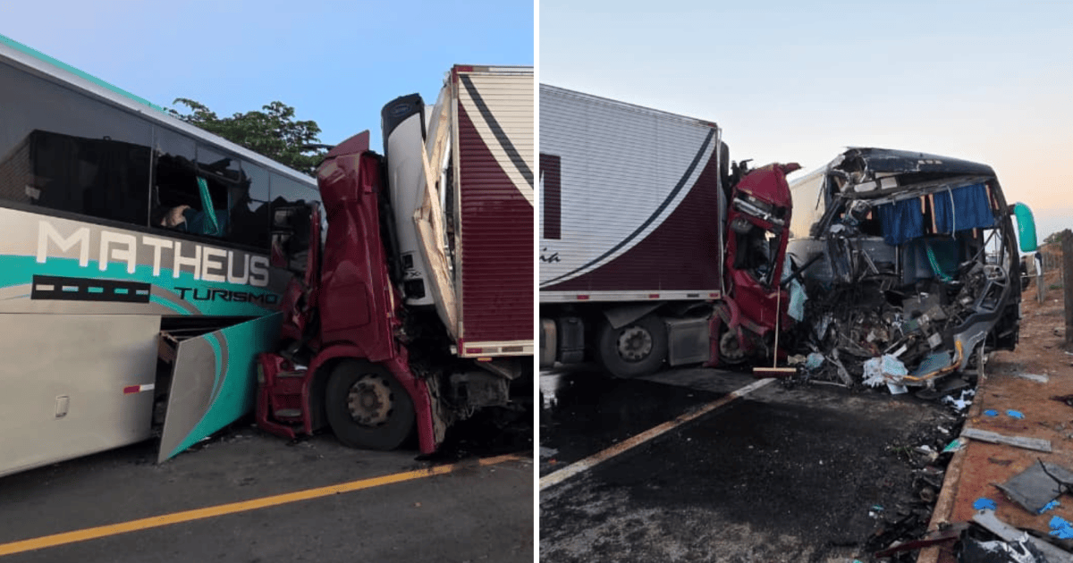 Acidente com ônibus de turismo deixa um morto e 42 feridos na BR-381, em MG