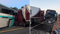 Acidente com ônibus de turismo deixa um morto e 42 feridos na BR-381, em MG