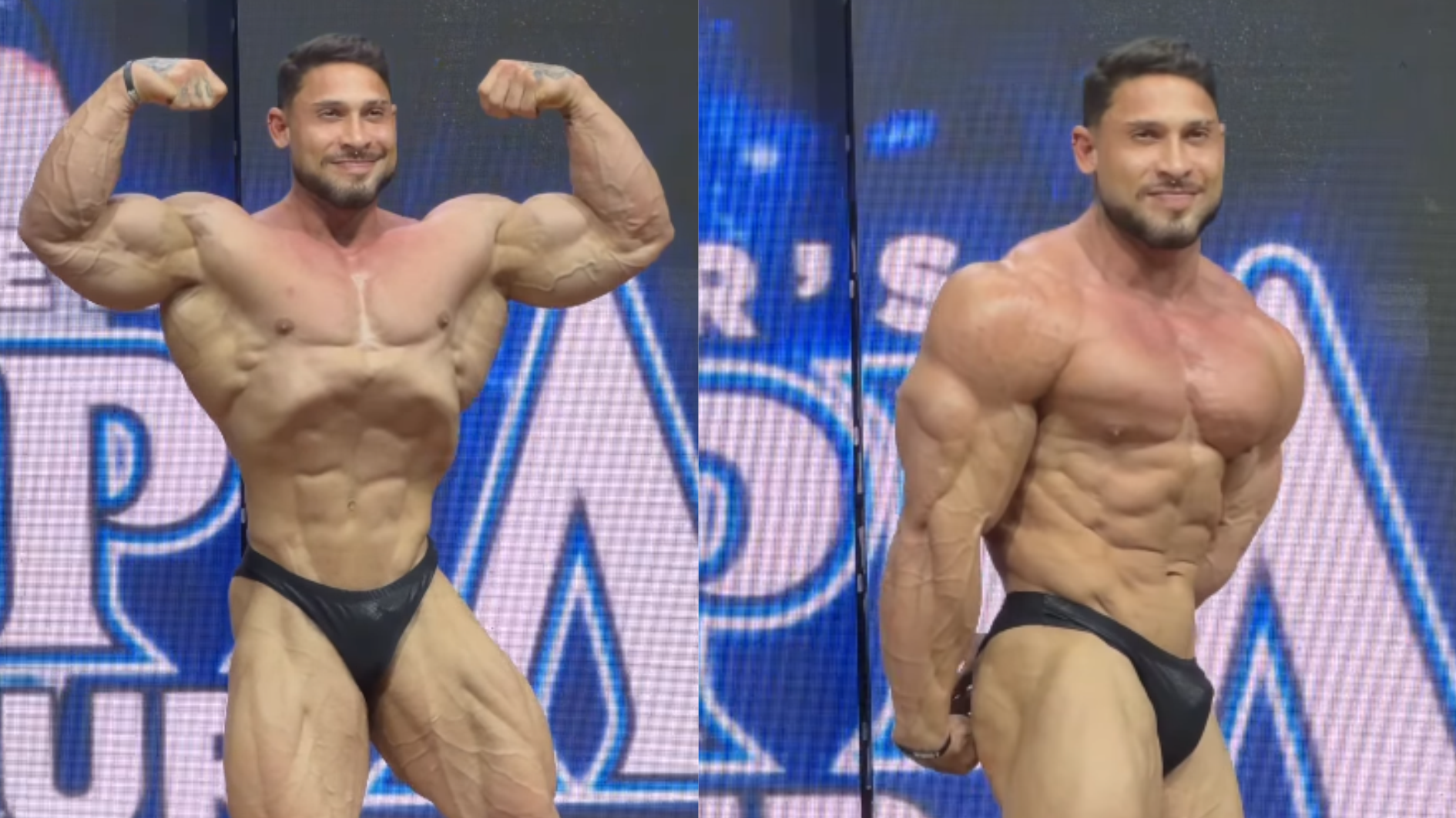 Em "guest posing", Ramon Dino volta aos palcos após top 3 no Mr. Olympia