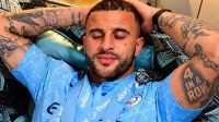 Kyle Walker admite que pode remover tatuagem caso o City perca títulos