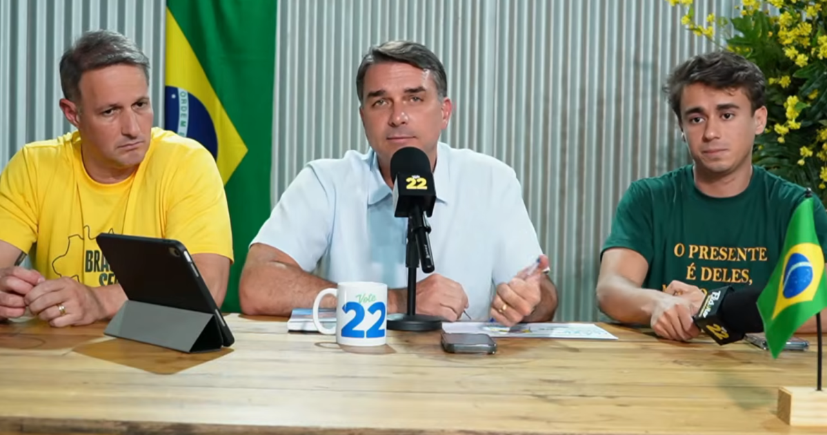 Flávio critica “pacote de bondades de Lula” e promete “prosperidade”