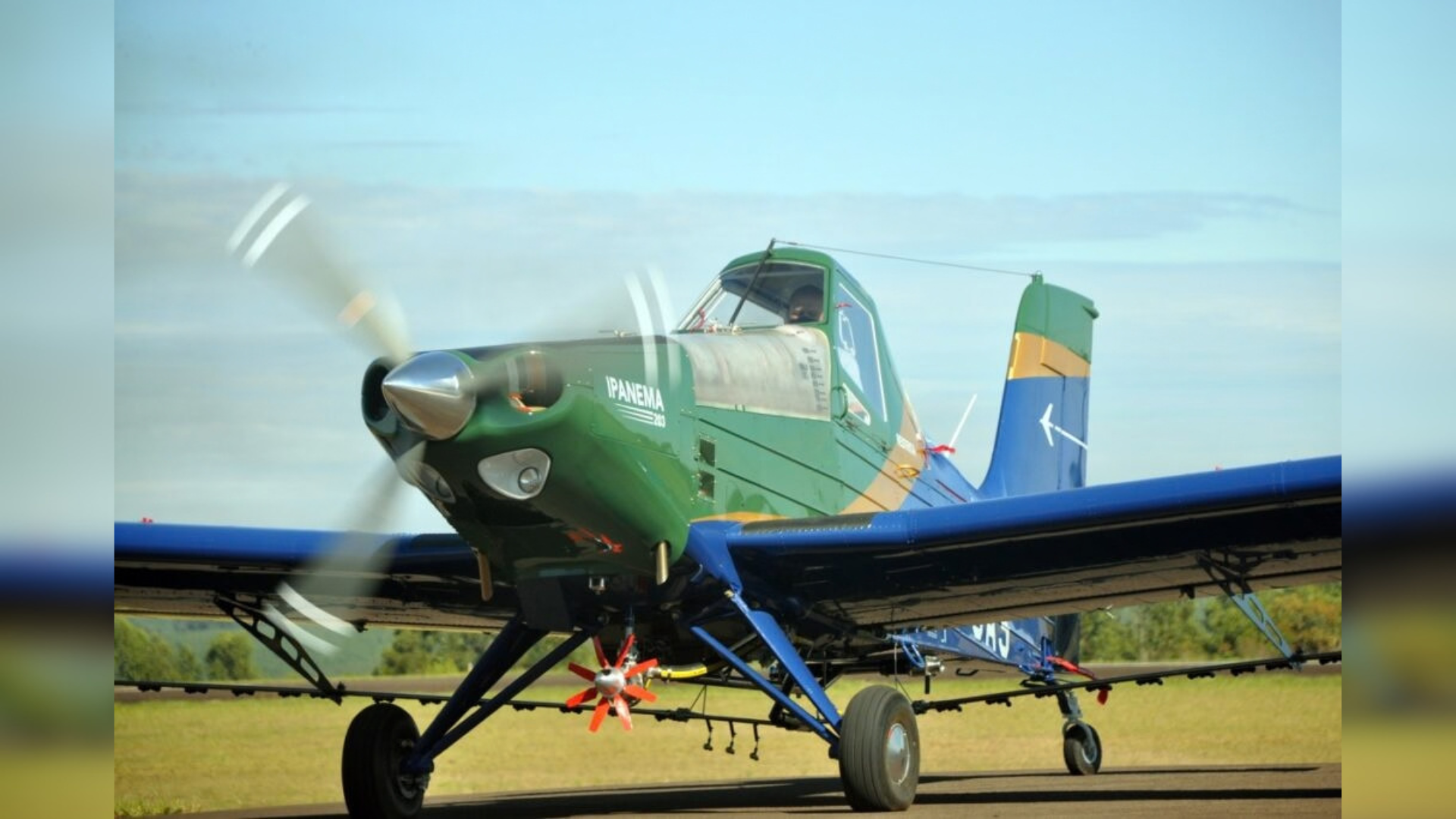 Aeronaves agrícolas IPAN são os modelos com maior número de acidentes registrados pelo Cenipa • Divulgação/Embraer
