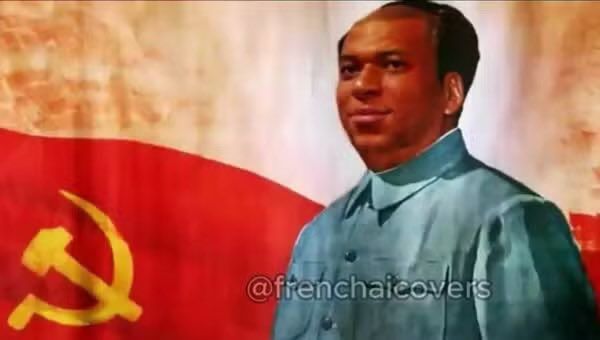 Mbappé pediu desculpas após meme de Mao Tsé-Tung • Reprodução