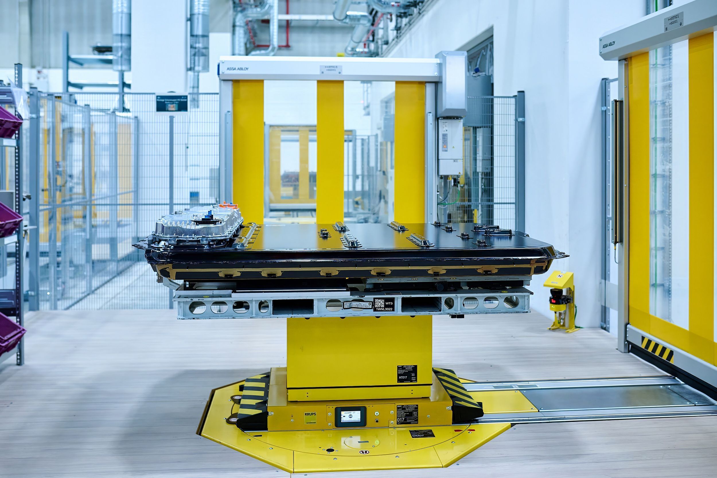 Bateria Gen6 da BMW na planta de Shenyang, na China