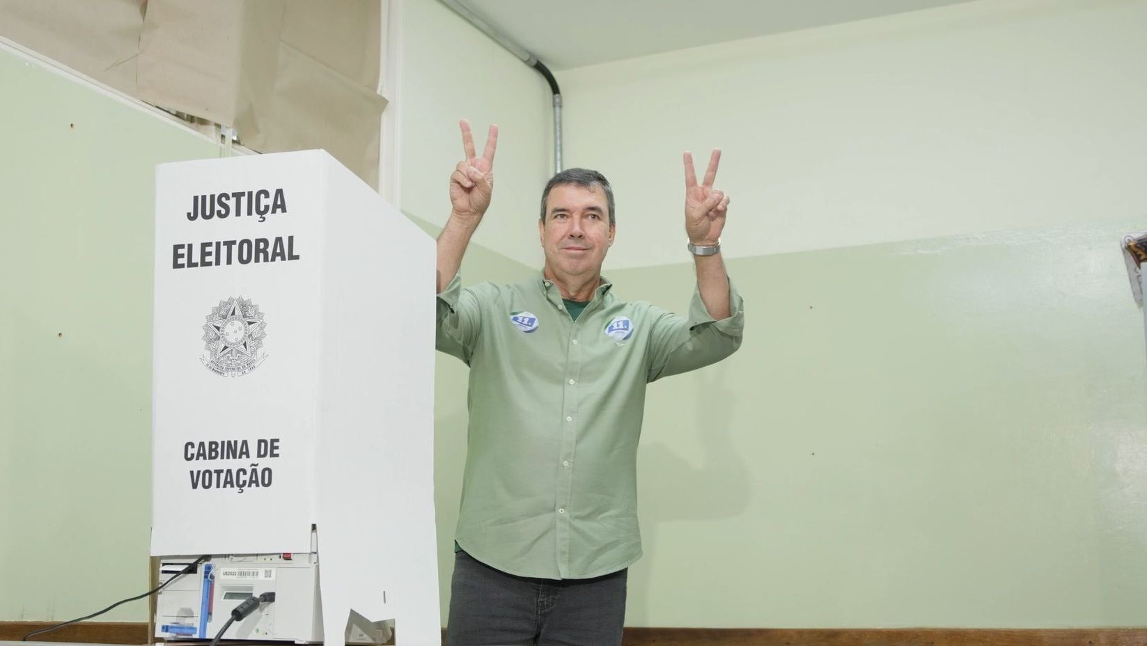Eduardo Riedel (PP), candidato ao governo de Goiás. • Divulgação