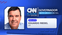 Eduardo Riedel é reeleito governador de Mato Grosso do Sul no 1º turno