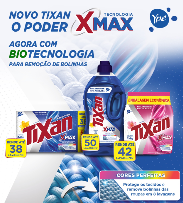 Imagem do produto Tixan XMAX com biotecnologia, da Ypê
