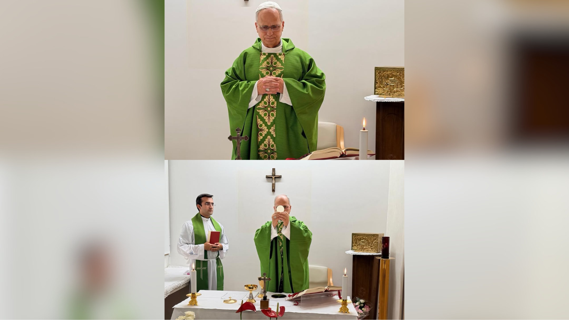 Vaticano divulga primeiras imagens do papa desde a cirurgia (2)