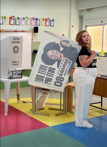 Samara Mineiro, candidata ao governo do Distrito Federal • Reprodução/Instagram @samaramineiro