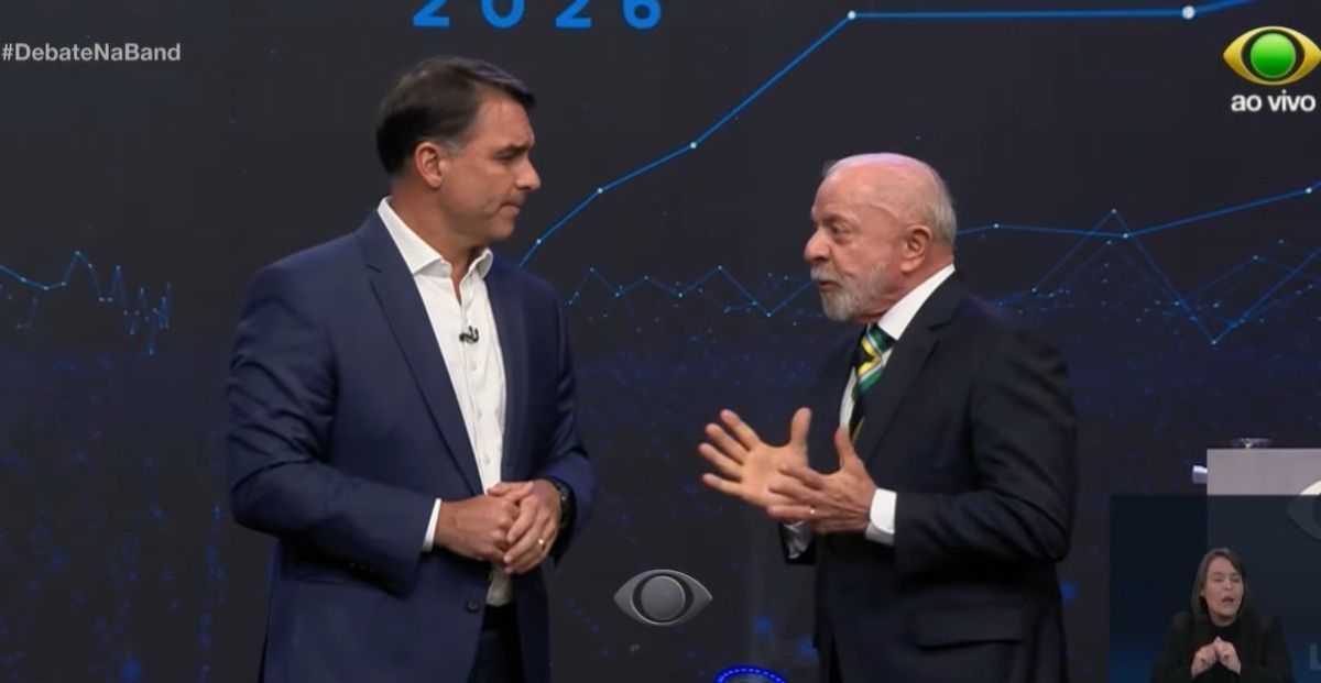 Flávio e Lula falam de “saidinhas” e atuação na pandemia no 2º bloco