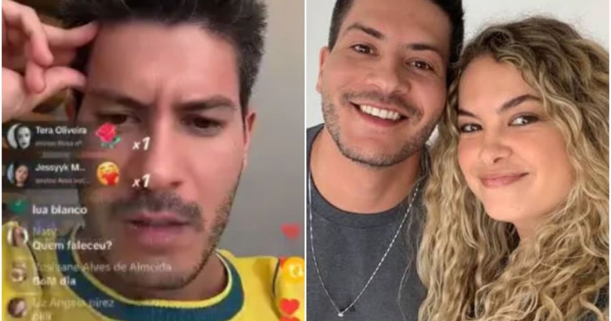 Arthur Aguiar lamenta ter descoberto morte de Lua Blanco em live: “Bizarro”