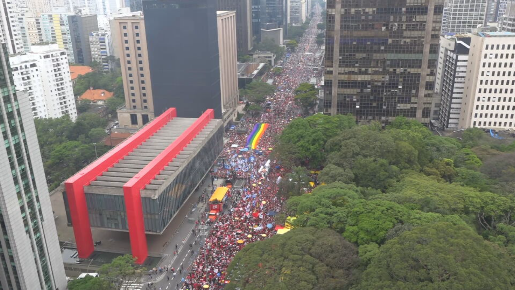 Ato Marcha pela Democracia na Avenida Paulista