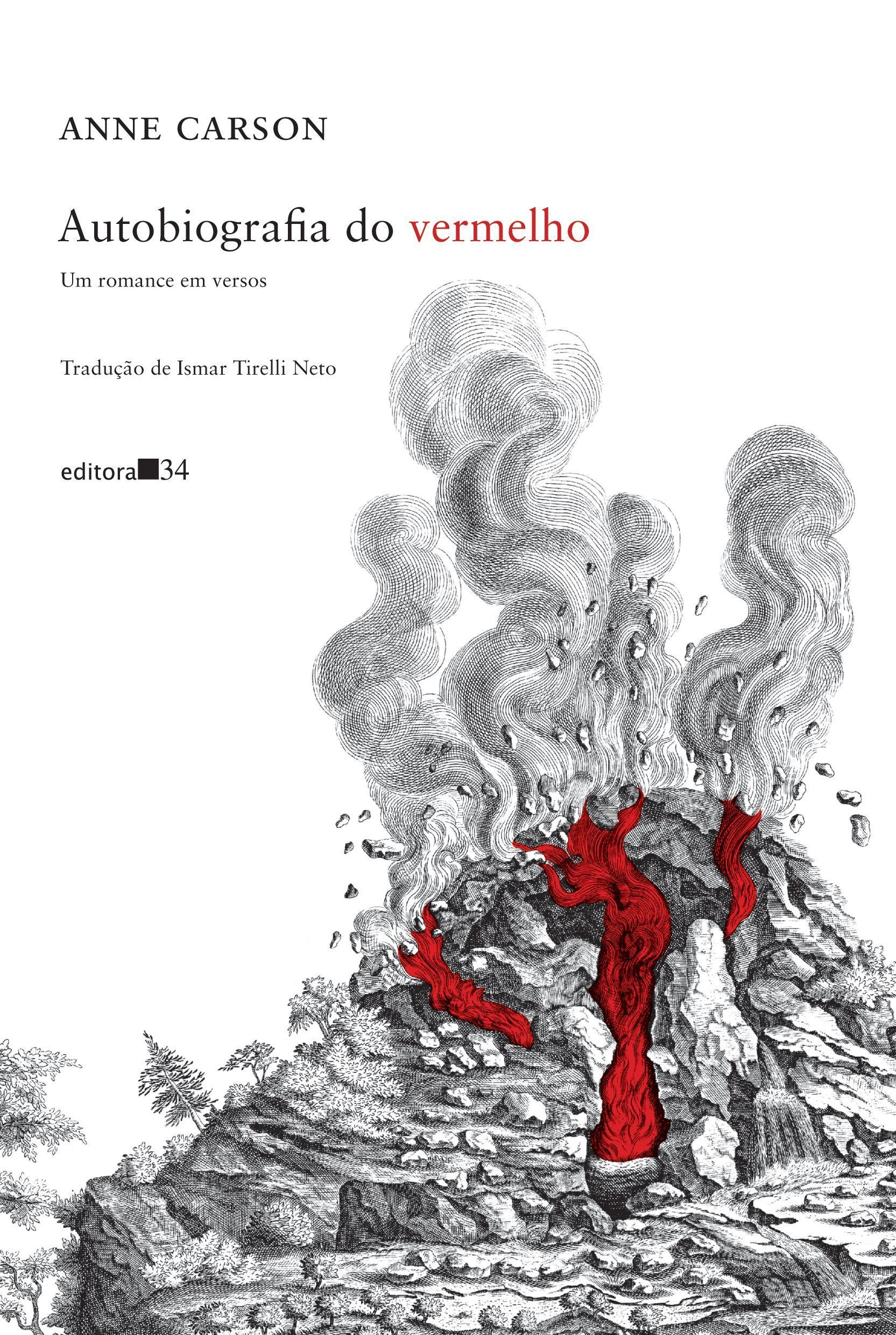 Capa do livro "Autobiografia em Vermelho" • Divulgação / Editora 34