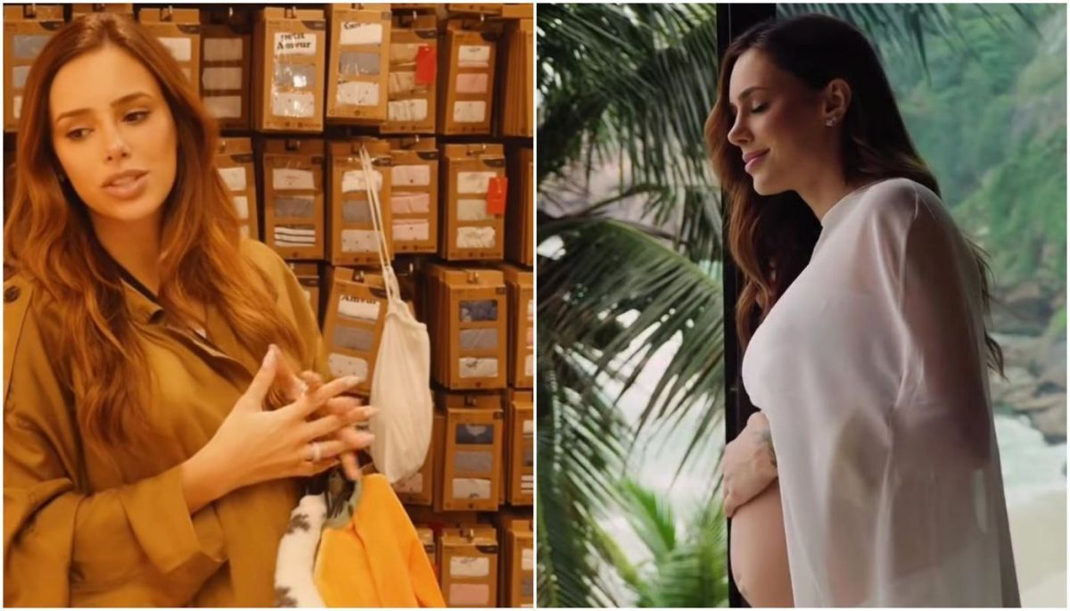 Amanda Kimberlly mostra filha com Neymar em aula de natação; veja