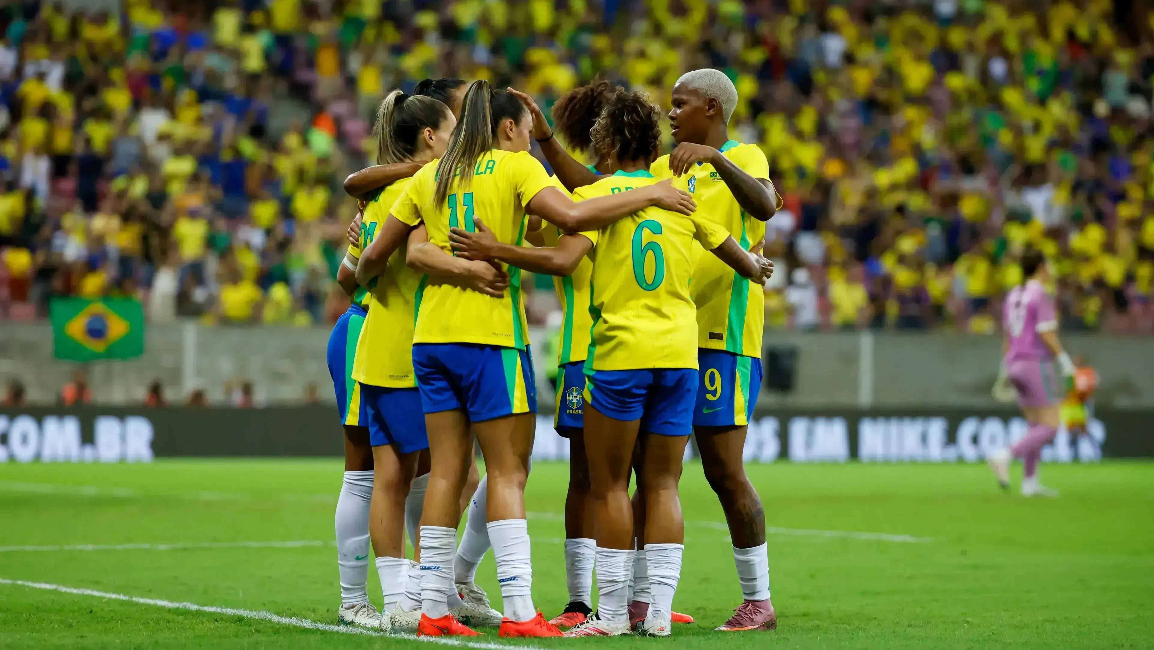 Imagem de destaque do post: Seleção Brasileira feminina vacila e cede empate à Argentina em amistoso