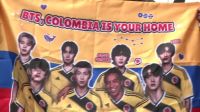 BTS leva milhares de fãs às ruas de Bogotá antes de shows
