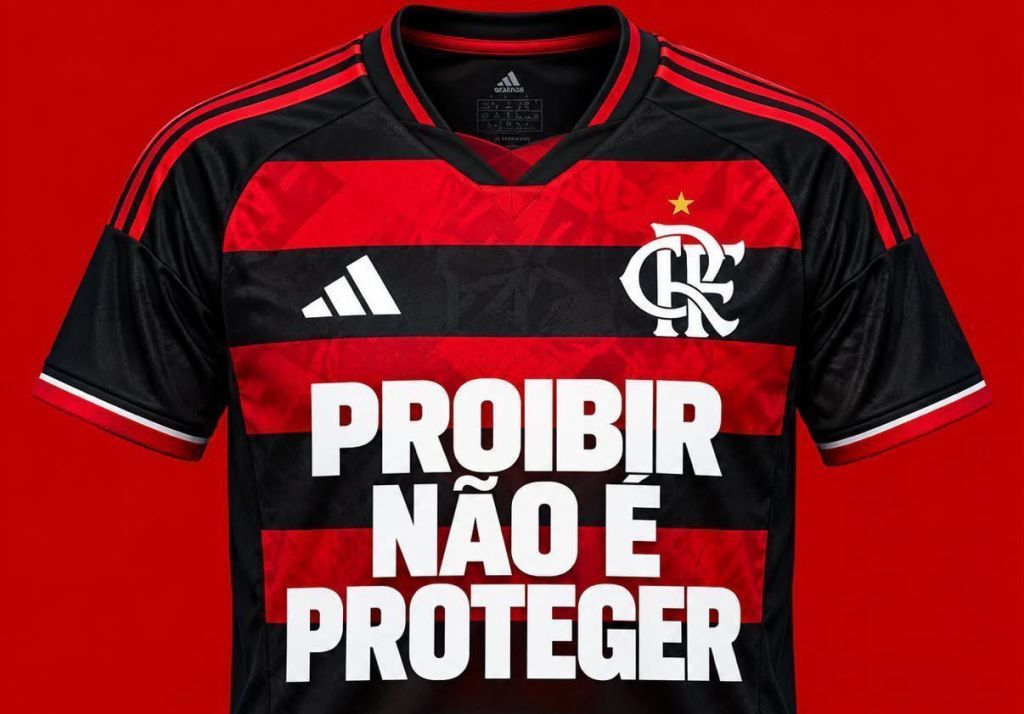 Flamengo protesta em camisa contra a MP das bets: “Proibir não é proteger”
