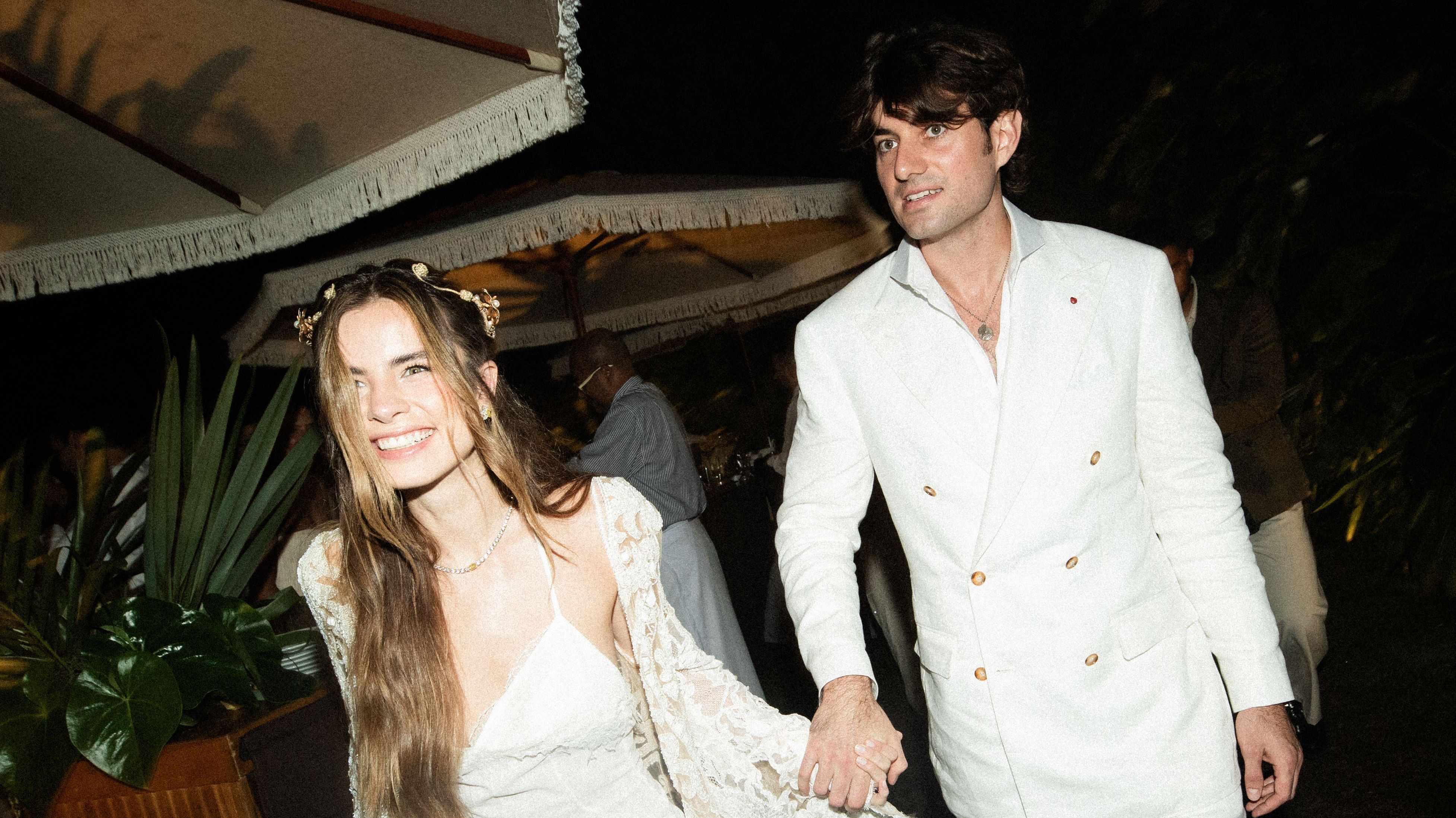 Giulia Be e Conor Kennedy fizeram três dias de festa de casamento