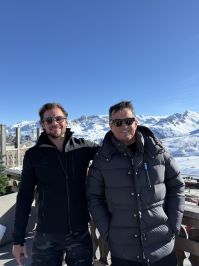 Imagens obtidas pela PF mostram Ciro Nogueira e Vorcaro nos Alpes franceses