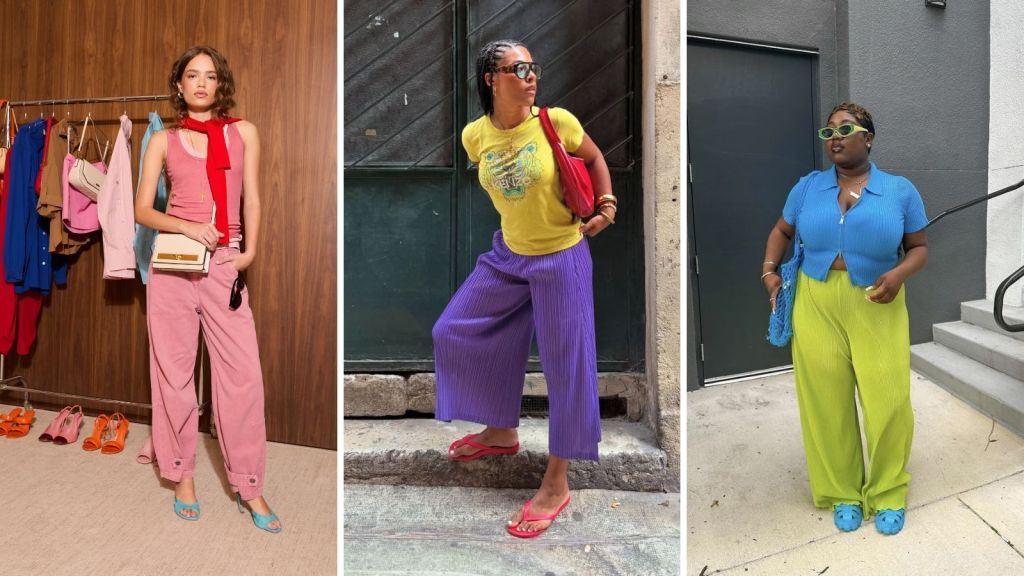 Looks color blocking