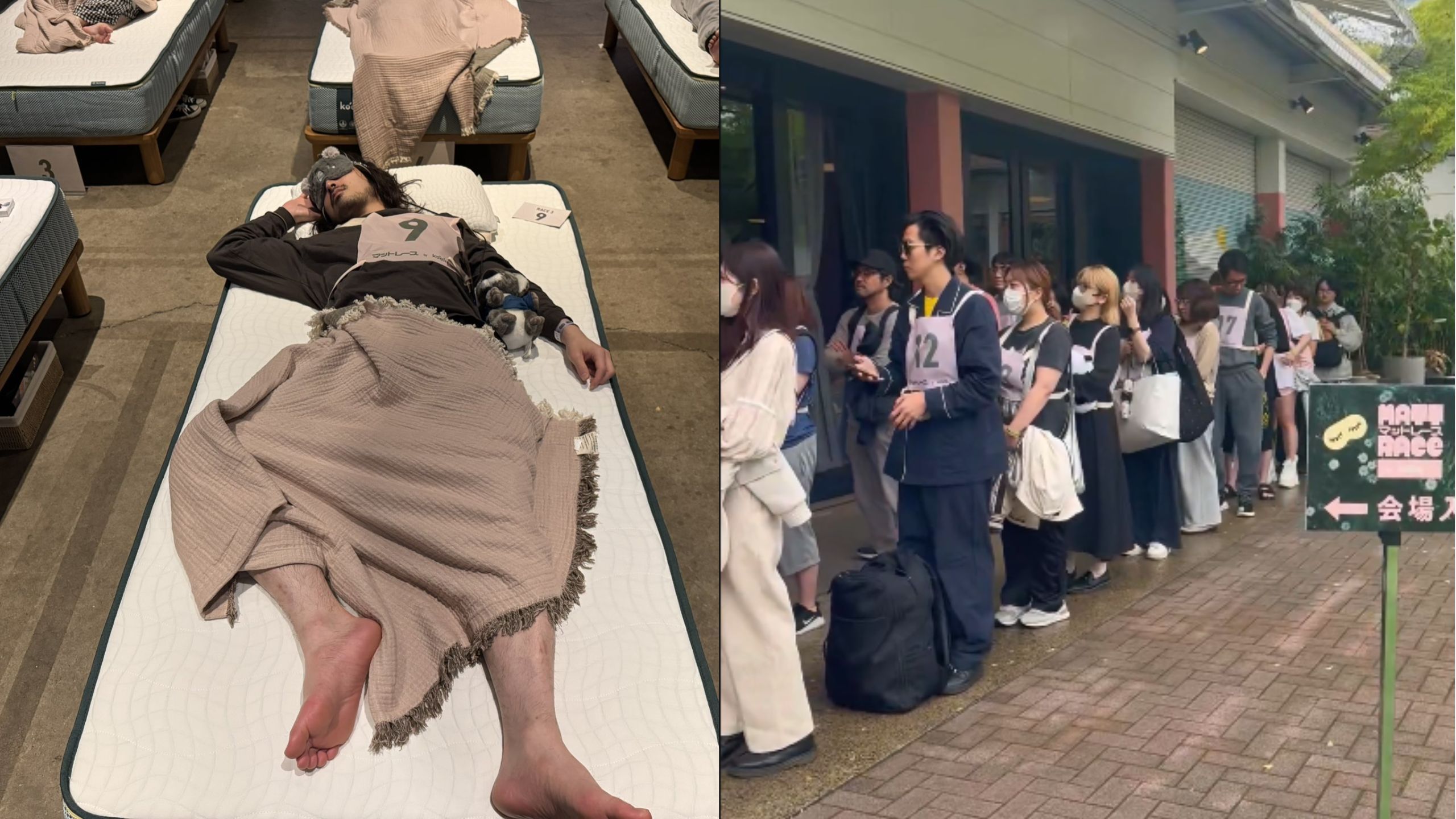 Marca de colchões japonesa cria concurso para recompensar quem tira o cochilo mais rápido e profundo
