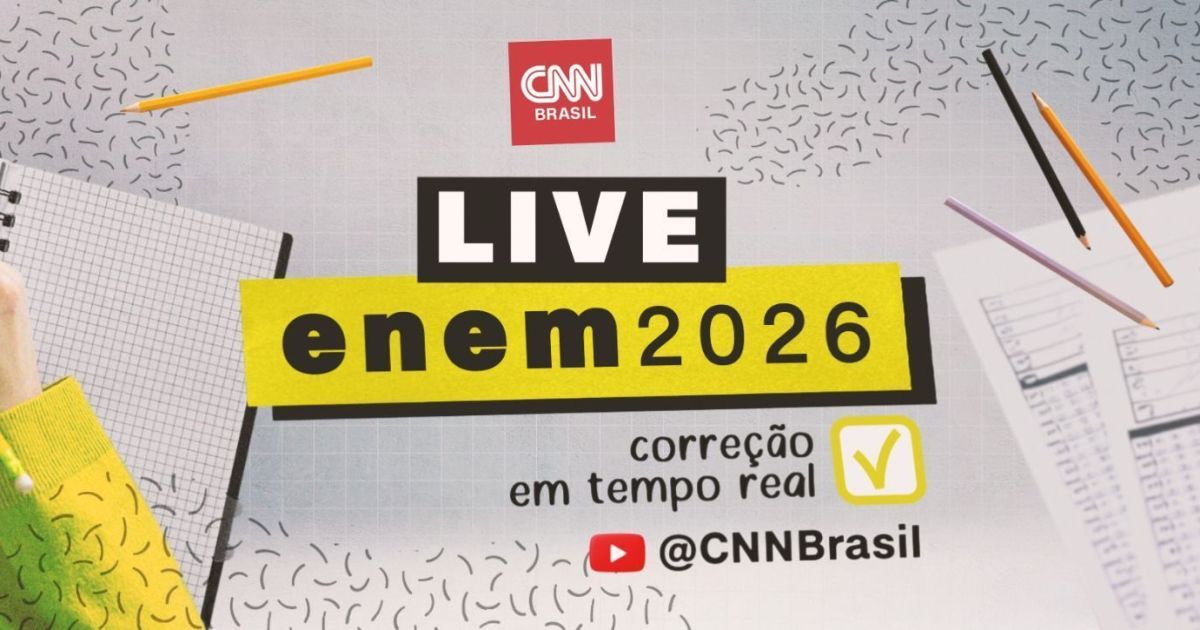 Enem 2026: CNN Brasil terá cobertura multiplataforma com correção ao vivo